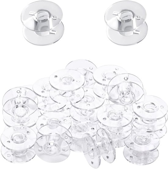 Spoelen Plastic Naaimachine Spoelen Transparante Huishoudelijke Spoelen Borduurspoelen Naaiaccessoires voor Naaien DIY Knipprojecten Kledingsprojecten