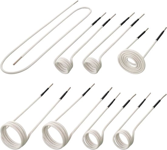 Spoelen set, inductiekookspoelen met verschillende lengtes, vlamloze warmte-accessoires, voor het verwijderen van roestige bouten en moeren