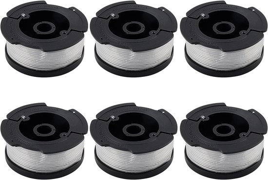 Spoelen voor Black & Decker grastrimmer STC1820CM, STC1820PC, STC1820EPC, STC1840EPC, ST5530, ST1823, GLC1823L20 (6 stuks)