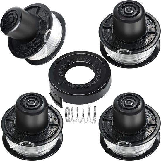 Spoelen voor Black en Decker Grastrimmer, 4 Stuks Grastrimmer Spoelen