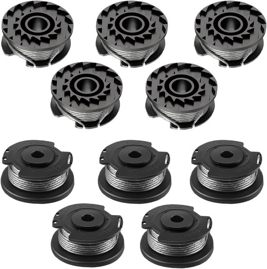 Spoelen, voor Bosch grastrimmers Bosch ART 23 SL/ART 26 SL, nylon vervangspoel (F016800569+F016800385), nylon vervangspoeldraad (Ø 1,65 mm, 4,9 m/16 FT)