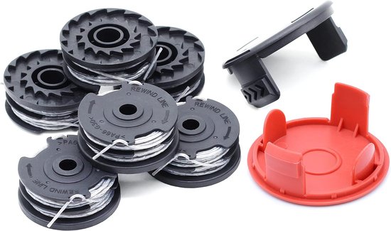 Spoelen voor Bosch Trimmer grastrimmer (lengte: 6 m, Ø1,60 mm met spolafdekking) ART 24, 27, 30 en ART 30-36 LI