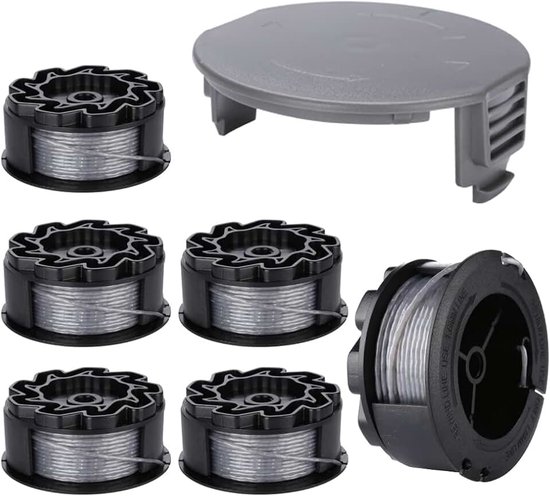 Spoelen voor Bosch Universal GrassCut spoelen 18 18-26 18-260 F016800570 Motorsense Nylon Reflex (6 stuks)