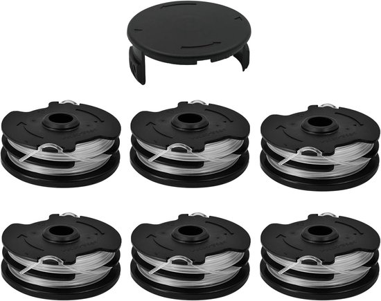 Spoelen voor LIDL Parkside, nylondraad vervangende spoel voor LIDL Parkside Trimmer grastrimmer PRT 550 A1, PRT 550 A2, PRT 550 A3, PRT 550 A5, PRTA 20-Li B2, PRTA 20-Li C3 (6
