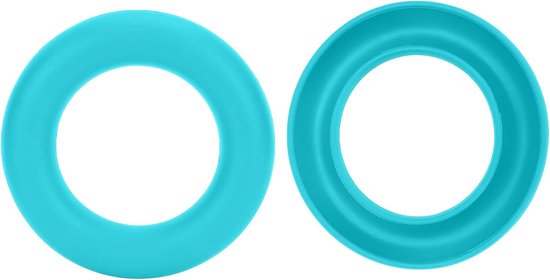 Spoelhouder Set voor Naaimachine – 133mm Diameter Lichtblauw – Rubberen Ringen voor Metalen en Kunststof Klossen – DIY Naai Organisatie Hulpmiddel voor Naaisters en Quilters