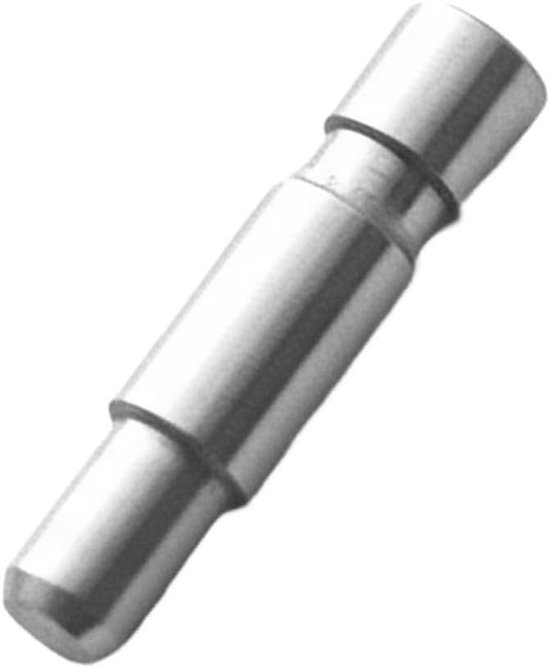 Spoelpen Visserijmolen - Onderdeel Reel - Precieze Uitlijning - Roestvrij Staal - 7.6 mm Lengte - Zilver