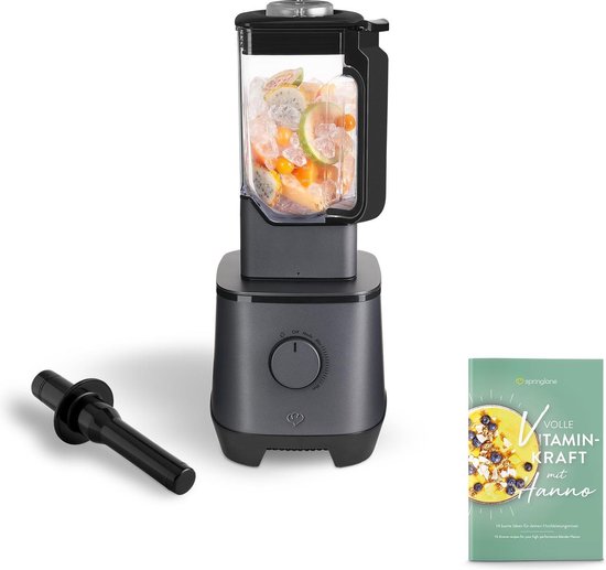 Springlane Power Blender Hanno 2000 W - 2,5 L Tritan Kan - Antraciet van SPRI