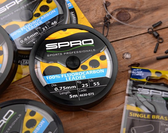 Spro 100% Fluorocarbon | 10m 0.65mm Clear van Spro