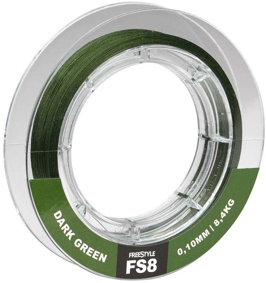 Spro 125 M Gevlochten Vislijn Groen 0.130 mm van Merkloos