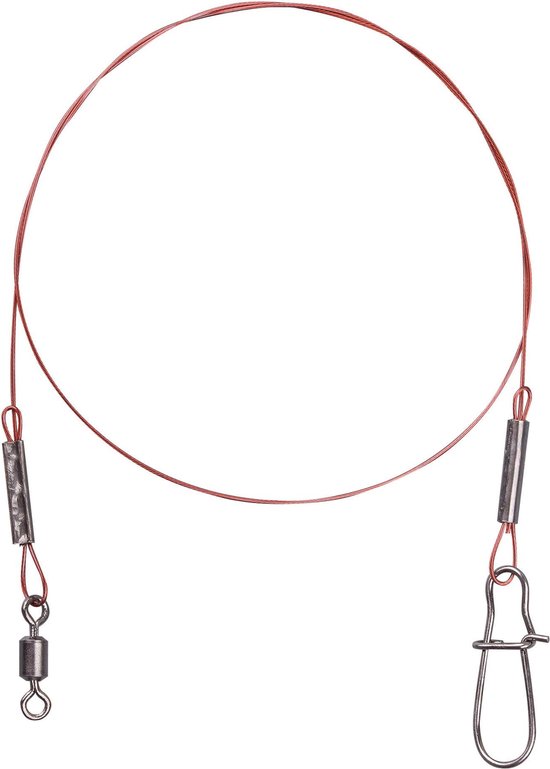 Spro 1x7 Stainless Wire Leader (2 pcs) - Maat : 50cm - 14 kilo van Spro