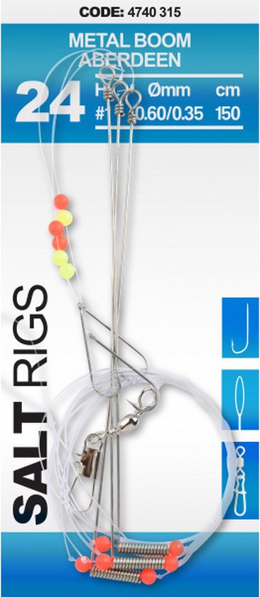 Spro 24 Salt Rig Metal Boom Aberdeen #4 van Merkloos