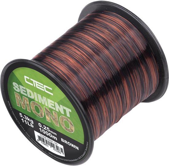 Spro C-Tec Sediment Monofilament lijn Brown 0.25mm / 5.3kg - Vislijn van Spro