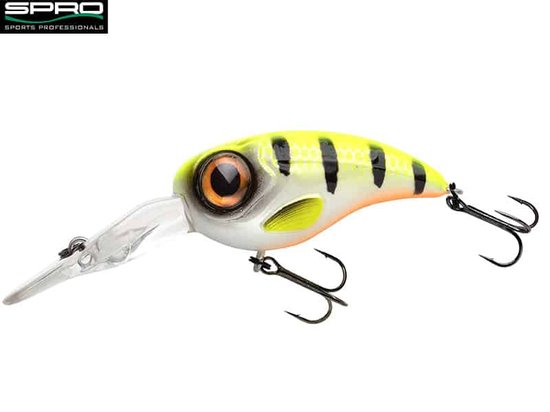 Spro Fat Iris - 4 cm - deeprunner - hot perch van Spro