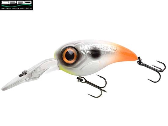 Spro Fat Iris - 4 cm - deeprunner - hot tail van Spro