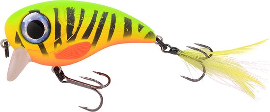 Spro Fat Iris - 8 cm - fire tiger van Spro