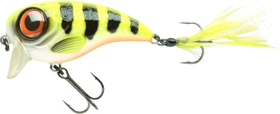 Spro Fat Iris - Slow Floating - 4cm - 5.4g (diepte 0.3m) - Kleur : Rainbow Trout van Spro