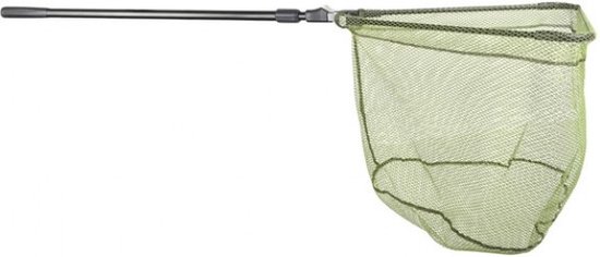 Spro Folding Landingsnet Rubberdip 60x60cm 2.00m Graphite - Schepnet