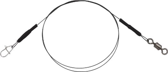 Spro Freestyle Titan Titanium Leader 30cm 0,30mm/8kg | Roofvis onderlijn van Merkloos