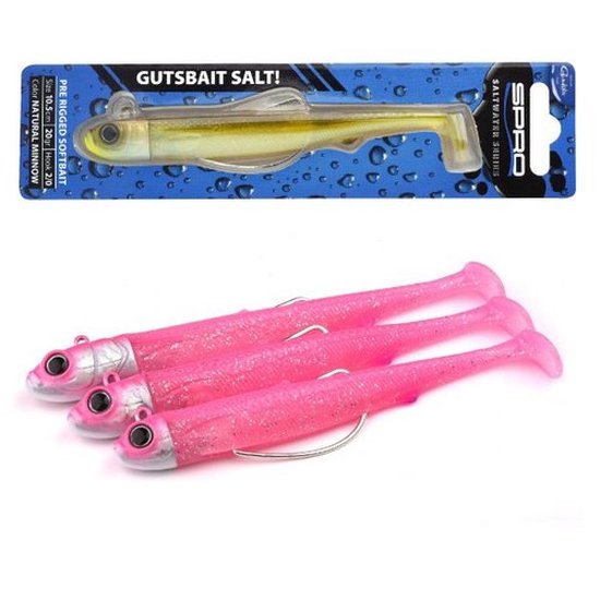 Spro Gutsbait Salt! Minnow | 10.5cm | 10g Pink Minnow 10.5cm van Spro