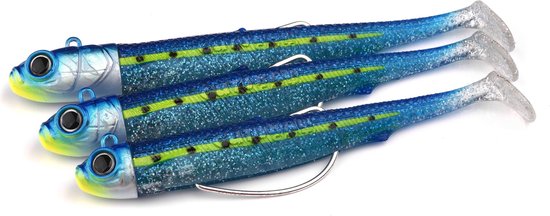 Spro Gutsbait Salt! Minnow 10.5cm - 30g - Haak 2/0 - Kleur : Blue Minnow van Spro
