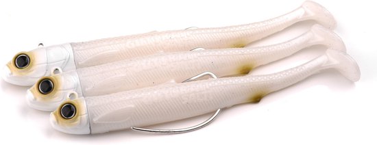 Spro Gutsbait Salt! Minnow 10.5cm - 30g - Haak 2/0 - Kleur : White Minnow van Spro