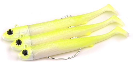 Spro Gutsbait Salt! Minnow 8cm - 10g - Haak 1/0 - Kleur : Chartreuse Minnow van Spro