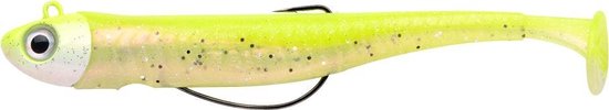 Spro Gutsbait UV 110 - Lemon & Pearl - Shad - 14g - Haakmaat 3/0 - Groen van Spro