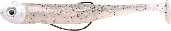 Spro Gutsbait UV 110 - Salt & Pepper - Shad - 14g - Haakmaat 3/0 - Wit van Spro