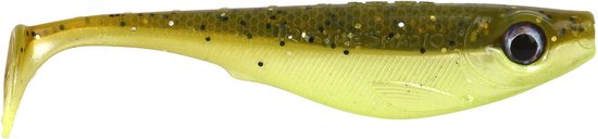 Spro Iris The Shad 10cm - Kleur : UV Brown Chartreuse van Spro