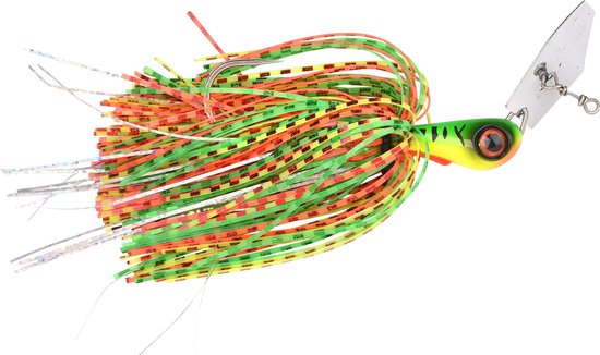 Spro Iris Thrillseeker XL Bladed Jig Firetiger 15cm (35g) | Chatterbait van Merkloos