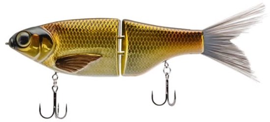 Spro KGB Series Chad Shad 18cm - 67g - Haak 1/0 - Kleur : Golden Shiner van Merkloos