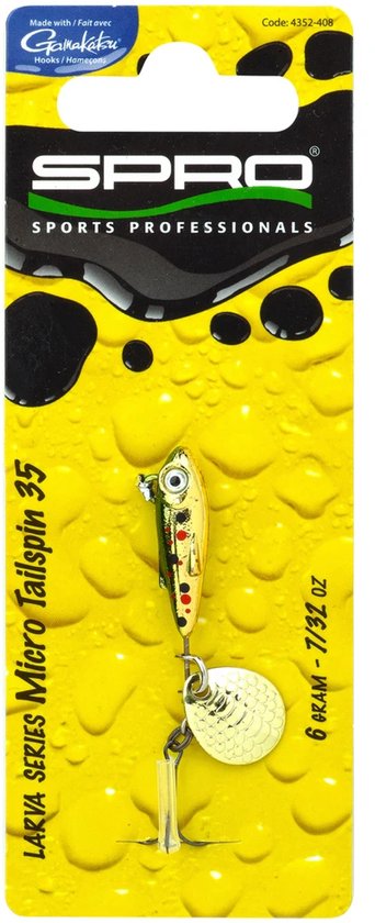 Spro Larva Micro Tailspin 3.5cm - 6g - Kleur : Brown Trout