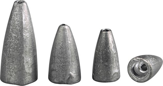 Spro - Lead Bullet Sinker | 7g | 6st - Zwart