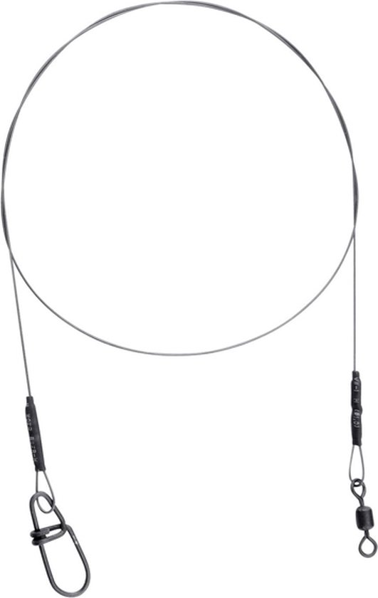 Spro Matt Black Leader Titanium - 40 cm - 15 kg van Spro