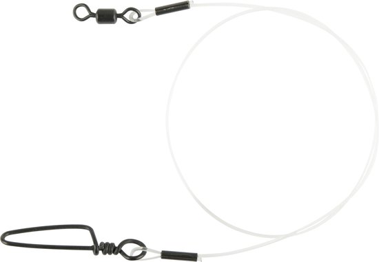 Spro Matte Black Leader Fluoro 100lb 60c van Merkloos