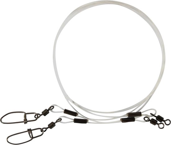Spro Matte Black Leader Fluorocarbon - Maat : 44lb - 20cm