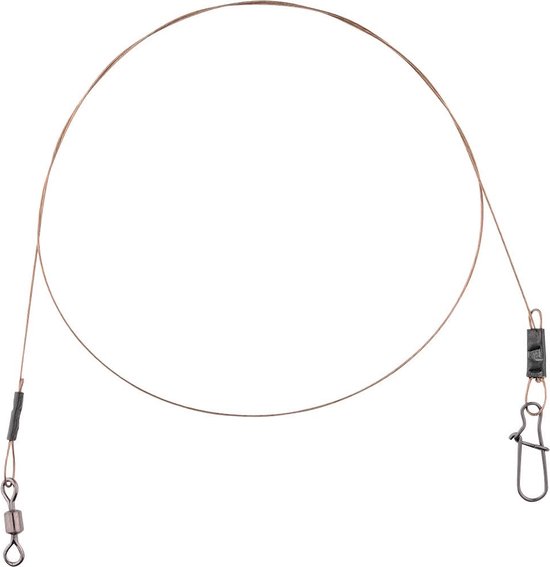 Spro Non Coated 1x19 Wire Fine Leader (2 pcs) - Maat : 30cm - 6.8 kilo van Merkloos