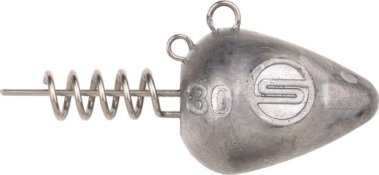 Spro Pelagical Screw-In Jighead Grijs 50g van Spro