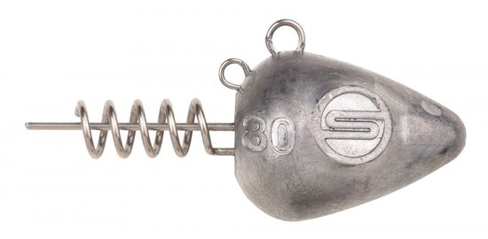 Spro Pelagical Screw-In Jighead Grijs / 80g