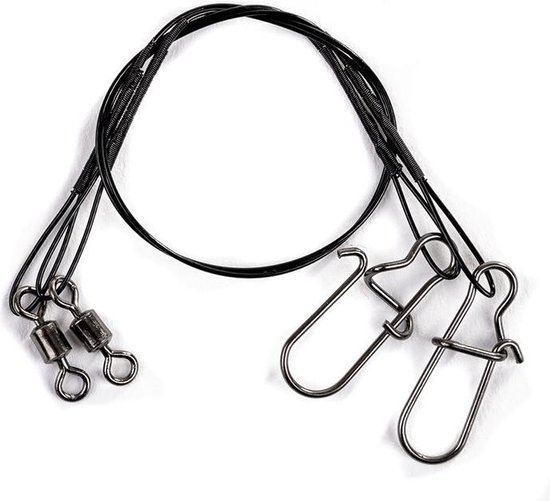 Spro Power Catcher - Stainless Wire Leaders - 16kg - 40cm - 2 Stuks - Onderlijn - Grijs van Spro