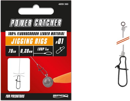 Spro PowerCatcher Jigging Rigs 0.35mm / Maat: 2 van Spro