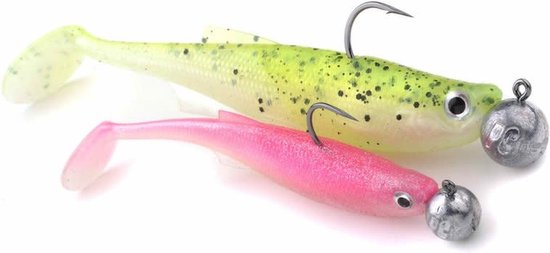 Spro Powercatcher Ready Jig 10cm - 15gr - Kleur : UV Pink & Pearl van Spro