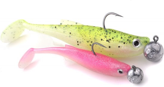 Spro Powercather Ready Jig 7.5cm - 8g - Kleur : Salt & Pepper van Spro