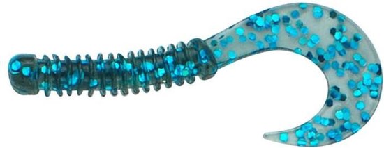 Spro Ring Grub 10st. Smoke Blue 5cm - Aanbieding van Spro