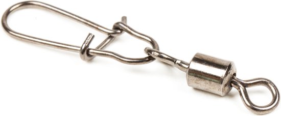 Spro Rolling Swivel+FastLock-Snap - Maat 4 - Zilver van Spro