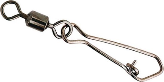 Spro Rolling Swivel+Hook Snap - Haakmaat 2 - Zilver van Spro