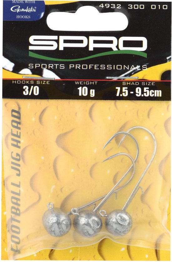 Spro Round Jig Head | Grijs | 35g | 4st van Spro