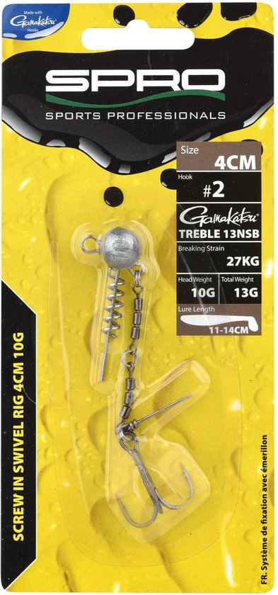 Spro Screw in 360 Rig - 4 cm - 7 gram van Spro
