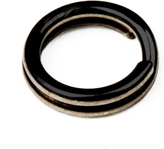 Spro - Split Ring | Matt Black | Maat 6 - Mat Zwart van Spro