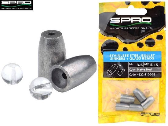 Spro Stainless Steel Bullet Sinker - 10.6 gram